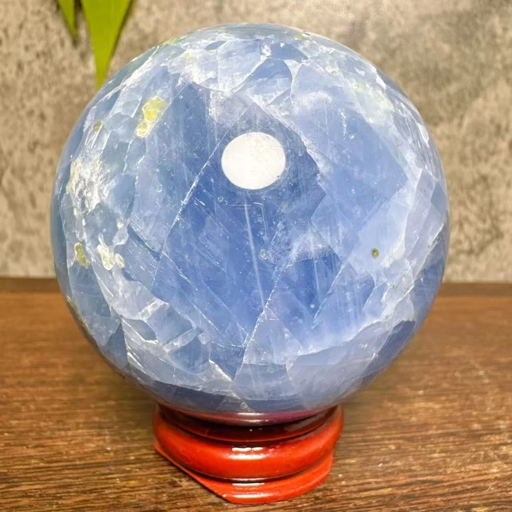 Nature Celestite Sphere Crystal Healing Blue Ball For Home Office Garden Tank Decoration Yoga Meditation Gift Cuarzos