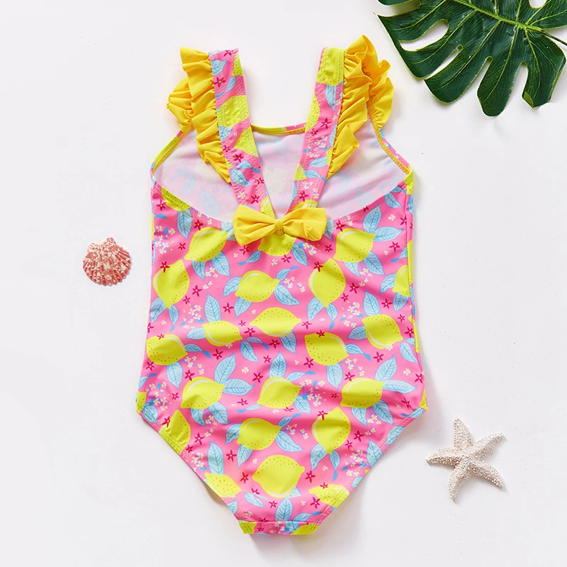 2~10Year Toddler Baby Girls Swimwear Girls Swimwear Children Swimwear one piece Kids Beach wear Swimming outfit