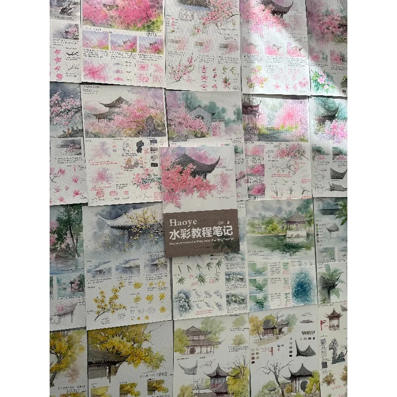 

Haoye Watercolor Tutorial Book Watercolor Books for Beginners Tutorial Book