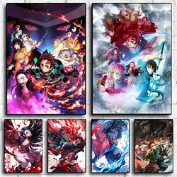 Classic Pop Anime Demon Slayer Kyojuro Rengoku Art Poster Canvas Painting Wall Prints Picture for Living Room Modern Home Decor