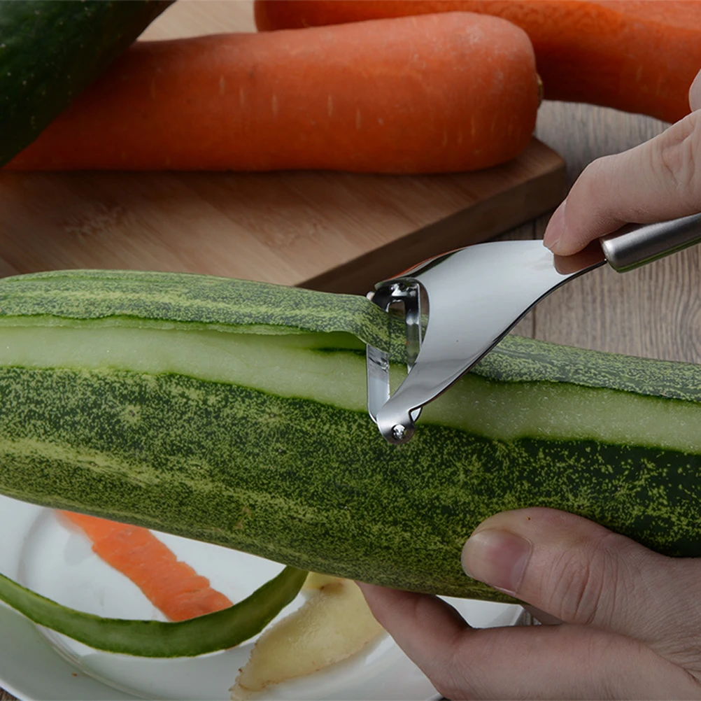 

Premium Stainless Steel Peeler Multifunctional Vegetable Fruit Wall Hook Rustproof Kitchen Tool For Potato Carrot Cucumber