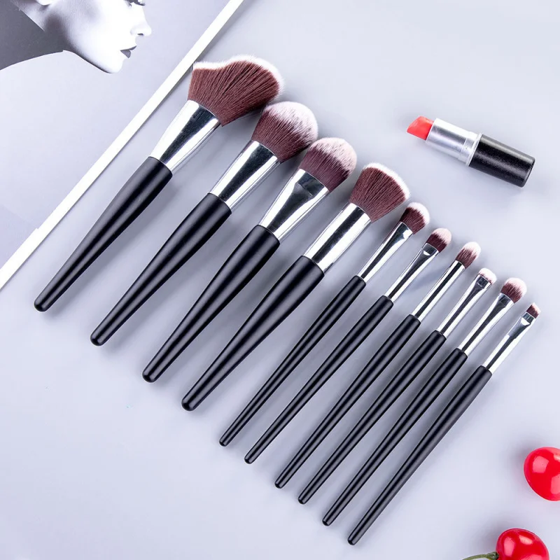 New10wave pincel de maquiagem pó facial blush sombra de olho pincel multifuncional maquiagem beleza ferramentas de maquiagem