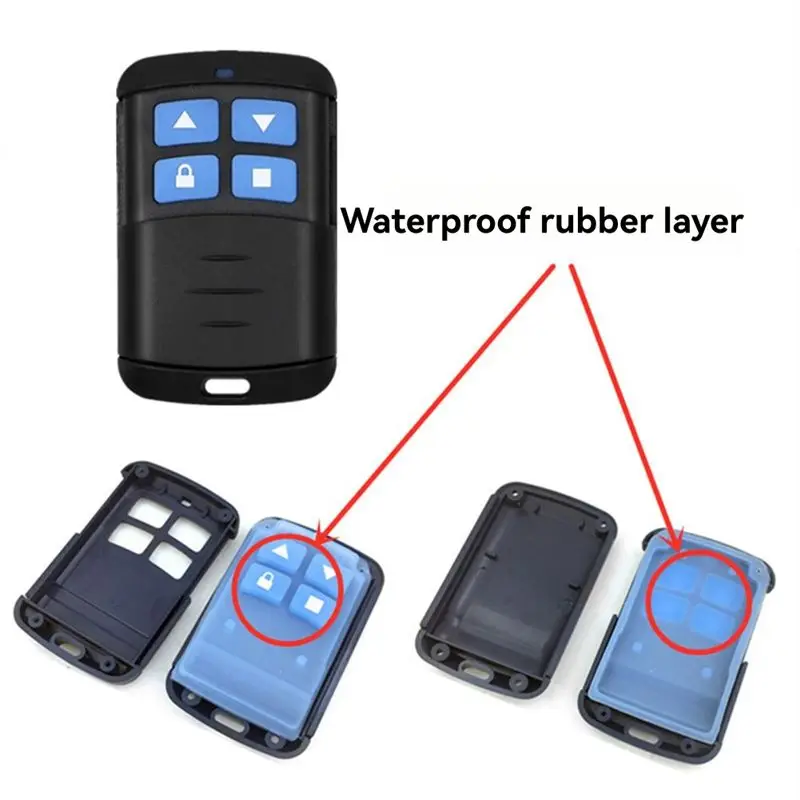 B27B Rolling Door Remote Control Garage Door Opener Garage Door Gate Telescopic Door Rolling Shutter Door Remote Control 5Pcs