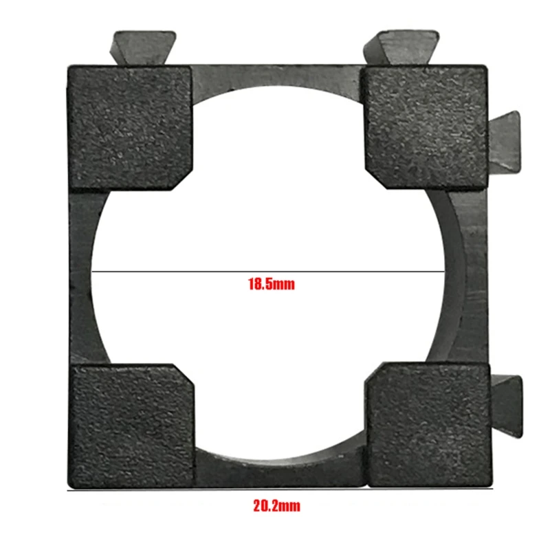 573A 10 Chiếc Pin 18650 Giá Đỡ Tế Bào An Toàn Chống Rung Chân Đế Pin