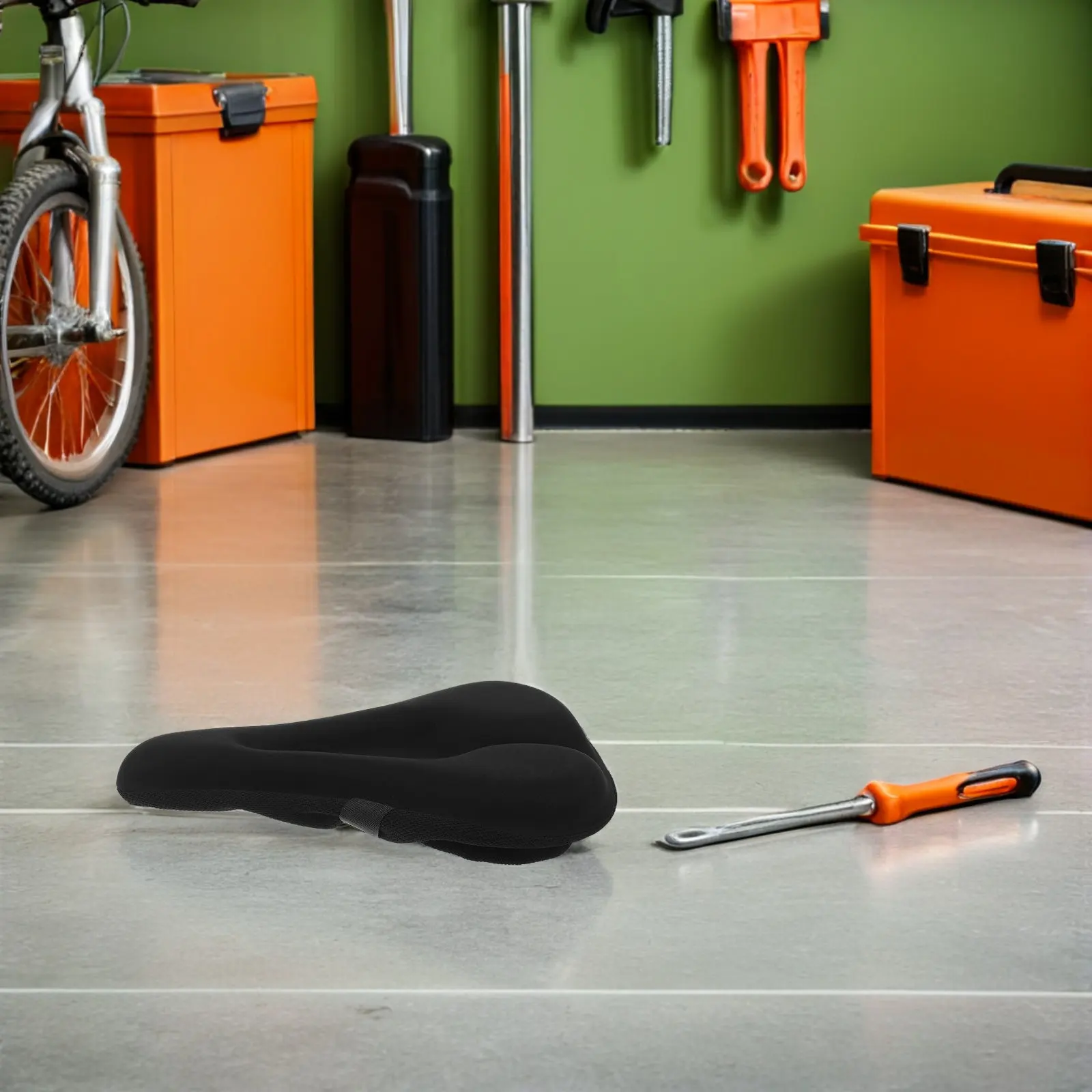 

Silicone Bike Seat Cover for Women and Men Ultra Soft Cushioned Saddle Cover Non Slip Breathable Mountain Road Cycling