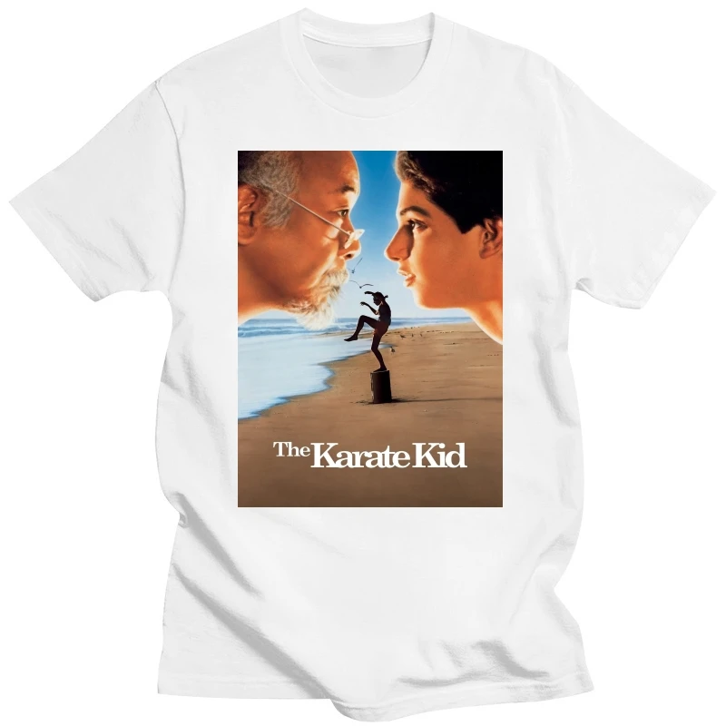 The Karate Kid V9 T-Shirt White Poster All Sizes S...5Xl