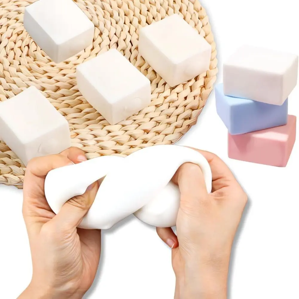 

Tofu Shape Tofu Stress Balls Anxiety Relief Decompression Fidget Toys Sensory Pull Stretch Dough Ball Adults&Children