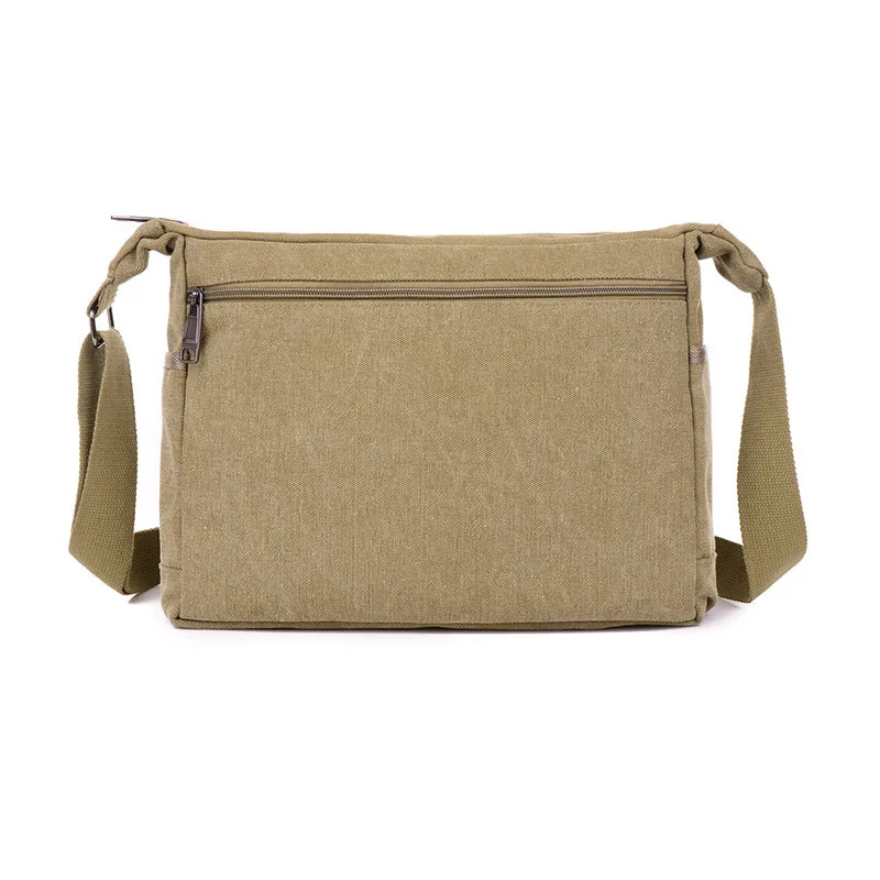 Bolso de hombro de moda Retro multicapa Simple informal para hombres, bolso cruzado multicapa, nuevo