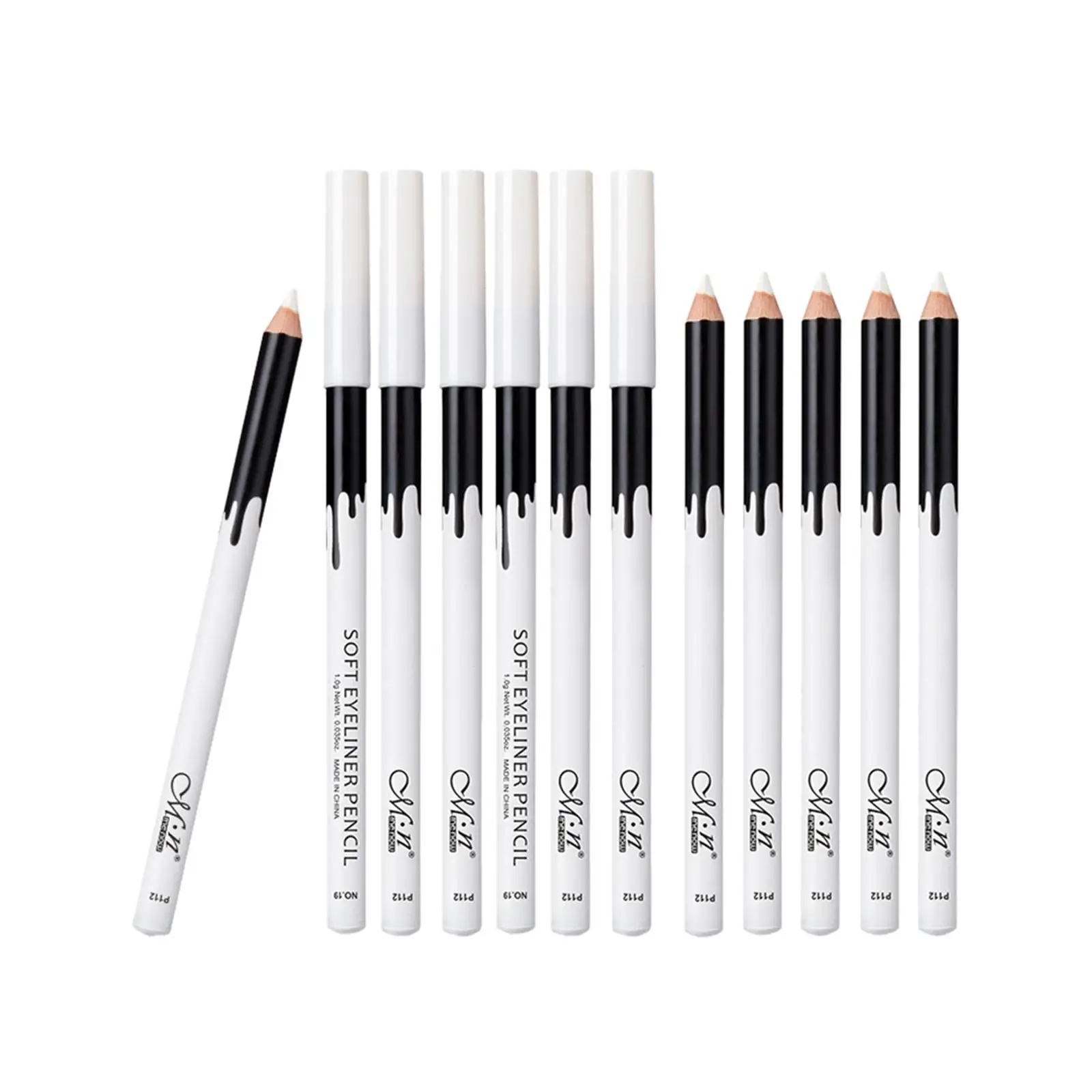 Matita per ombretto Penna per eyeliner multiuso Evidenzia stick Kit di pennelli per trucco da viaggio per look occhi audace
