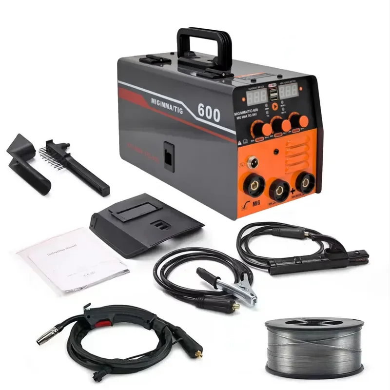Good Quality 3 in 1 Welding Machine Gasless Mig Welding Machine Welder Gasless Flux Mig Welding Full Copper Output 220V