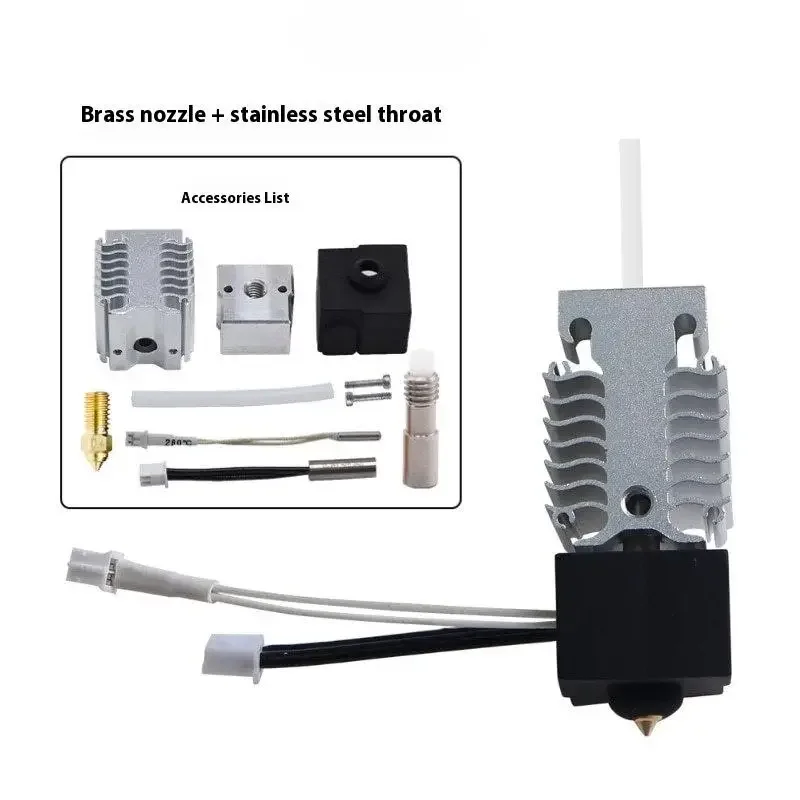 

Creative Ender 3 V3 SE Hotend комплект сопел эффективное отопление охлаждение рассеивание тепла горло из нержавеющей стали аксессуары для 3D-принтеров