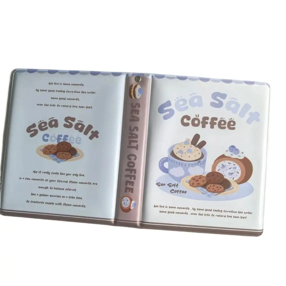 Trendy Sea Salt Coffee Series Idol Postcard Protector Card Sleeve Creative Lovely Card Holder Original Album