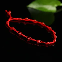 Retro Chinese Style Natural Red Agate Anklet for Women Elegant Handmade Animal Year Red Rope Girls Gifts Wholesale