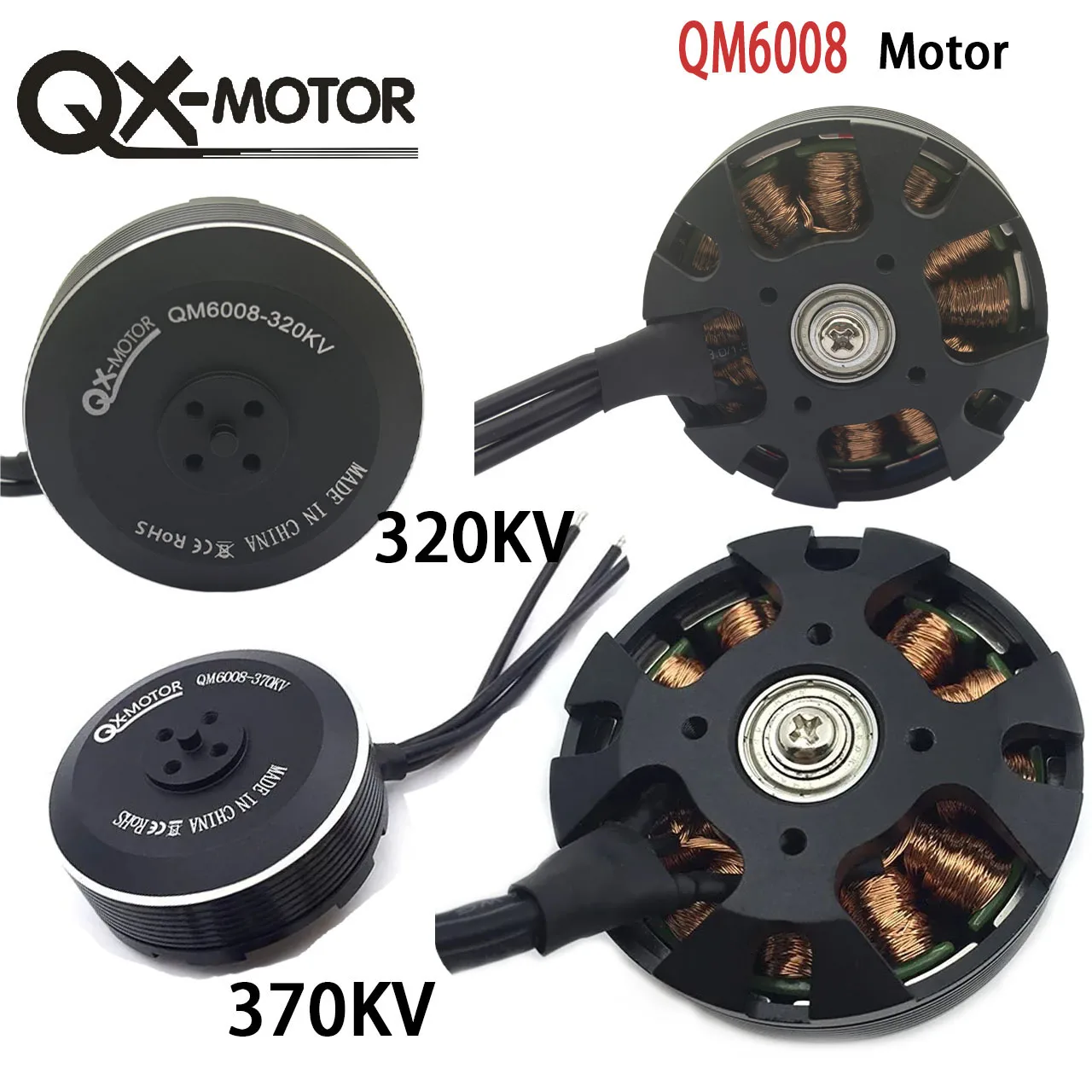 QX-MOTOR QM6008 (5208) - 320KV/ 370KV silnik bezszczotkowy z 40A 2-6S ESC do T960 T810 Multicopter heksakopter oktakopter