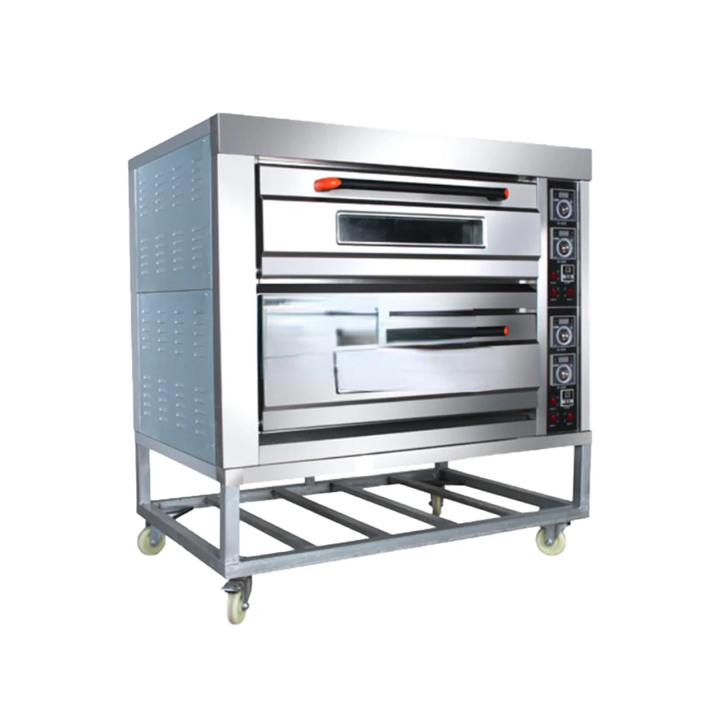 Electric High Quality 2 Deck 2 Trays Bakery Oven Electric Bread Commercial Convection Oven Equipment For Bakery