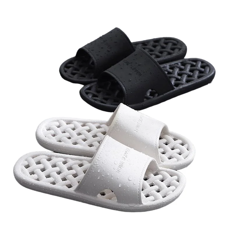 Zapatillas de baño antideslizantes de estilo japonés para hombres y mujeres, zapatos de secado rápido con fugas, geométricos, para interiores y hoteles