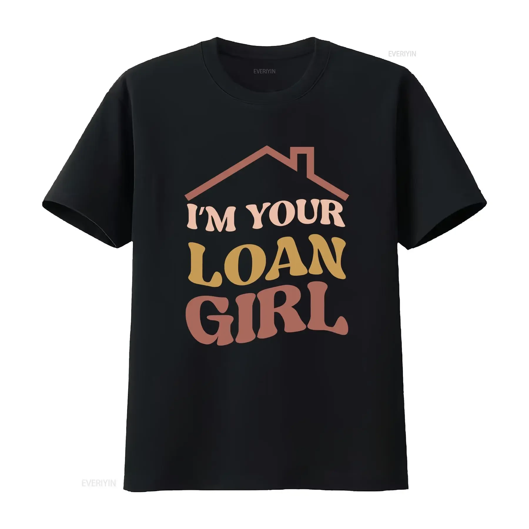 

Футболка «Я твоя ложь» для девочек, офицер денег недвижимости, наряд для ипотеки, финансовое планирование, винтажная, мягкая, стильная