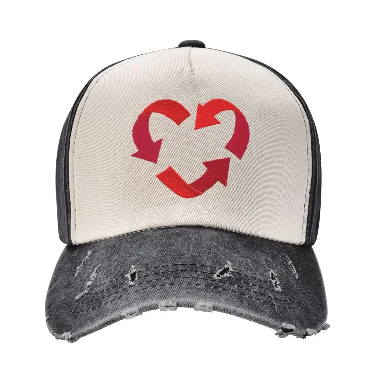 Recycling heartCap Baseball Cap Designer Hat Hat Man For The Sun Hip Hop Women Caps Men's