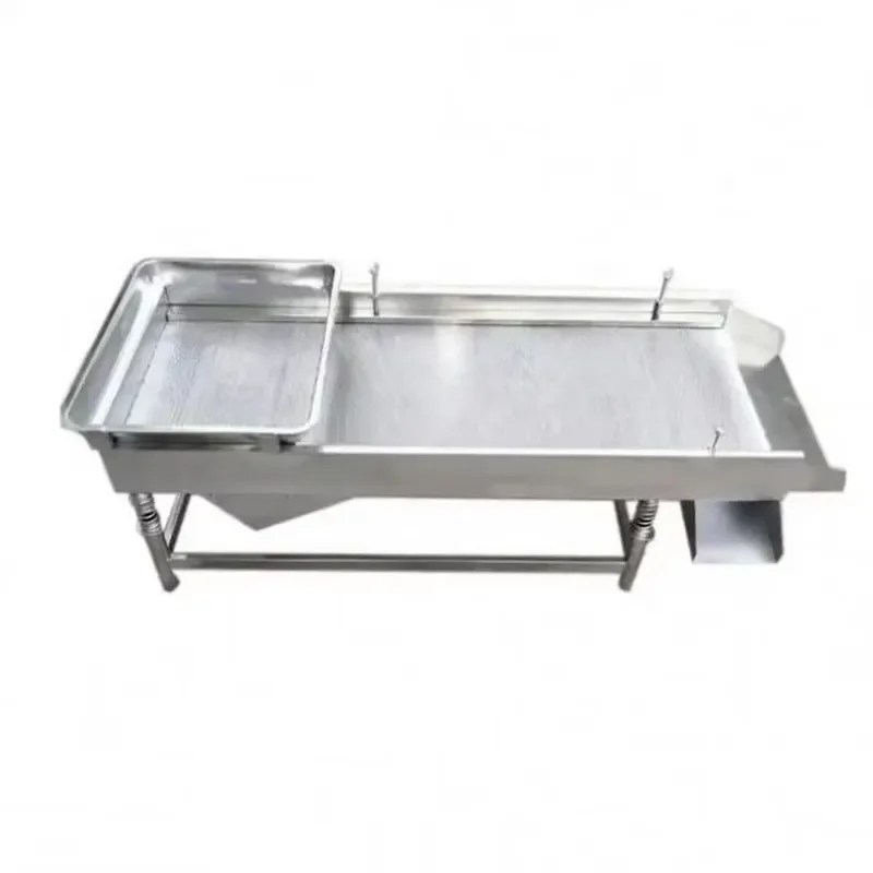 Multifunctional Coffee Bean Soybean Seed Screening Machine, Crop and Grain Selection Machine, Grain Vibration Sorting Machine