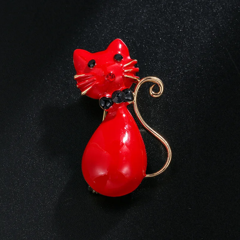 جديد محاكاة النفط إسقاط بروش عالية الجودة دبوس المألوف Vintage الملابس والاكسسوارات