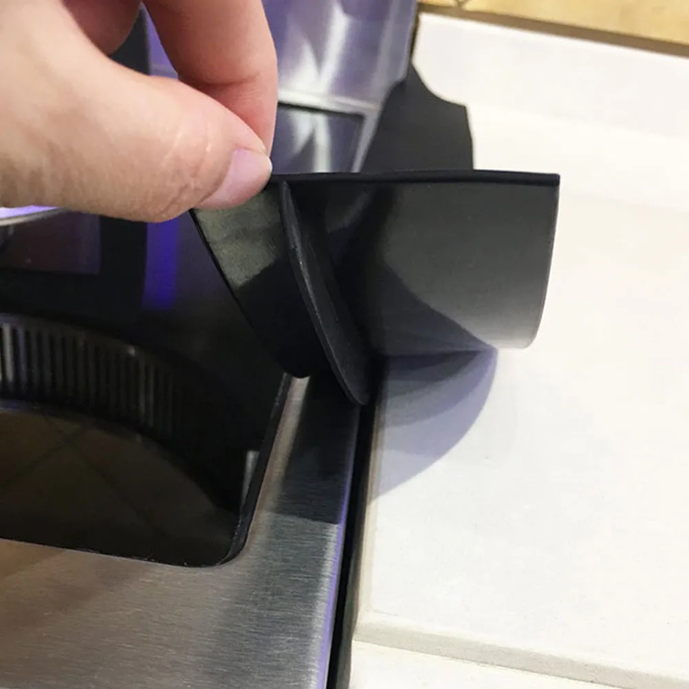 

2pcs Silicone Counter Filler Heat Resistant Easy Install Debris Proof Sealing Strip Kitchen Countertop Cover Seal Cover Stove