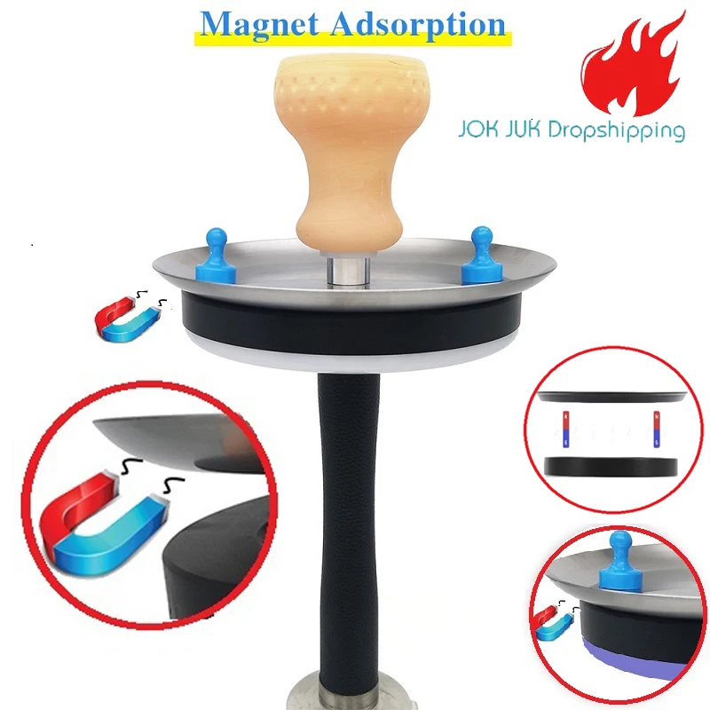 Jok Juk kolorowe diody LED fajka lampa pierścieniowa magnes wiskoza z pilotem fajka wodna Narguile kompletne akcesoria do palenia Shisha