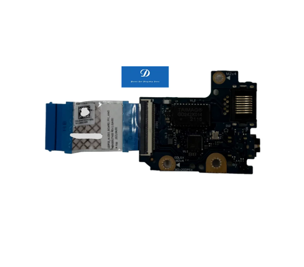 

FOR Dell Alienware M15 R5 R6 Ethernet Sound Card Board W Cable LS-K66DP