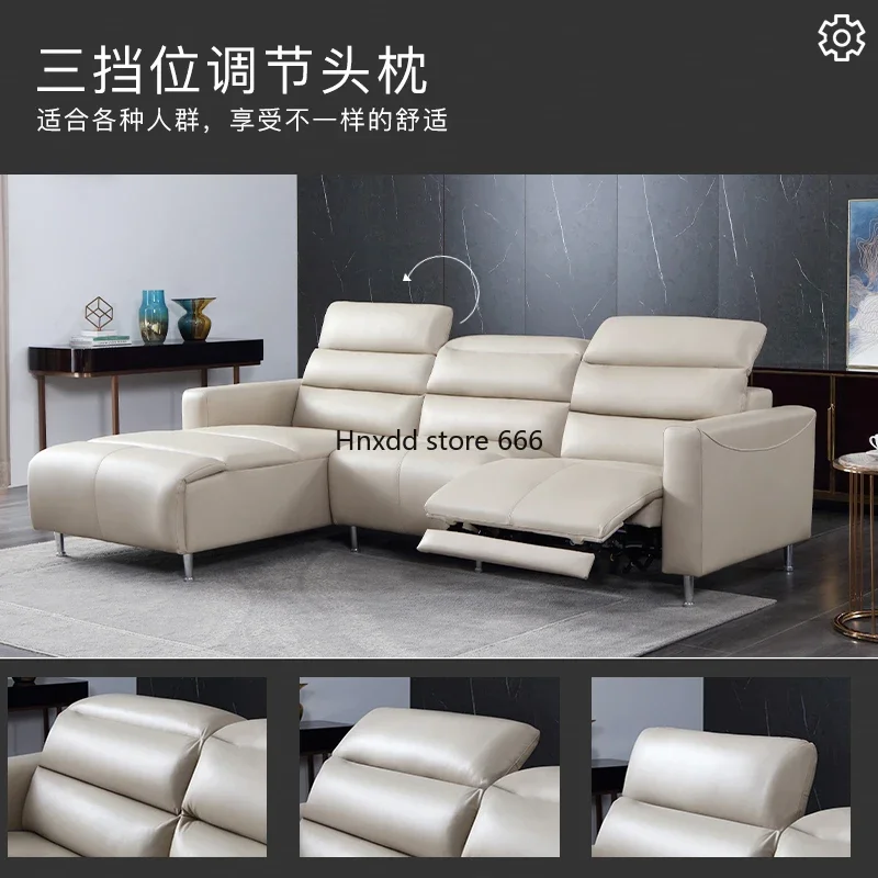 Modern electric multifunctional leather sofa