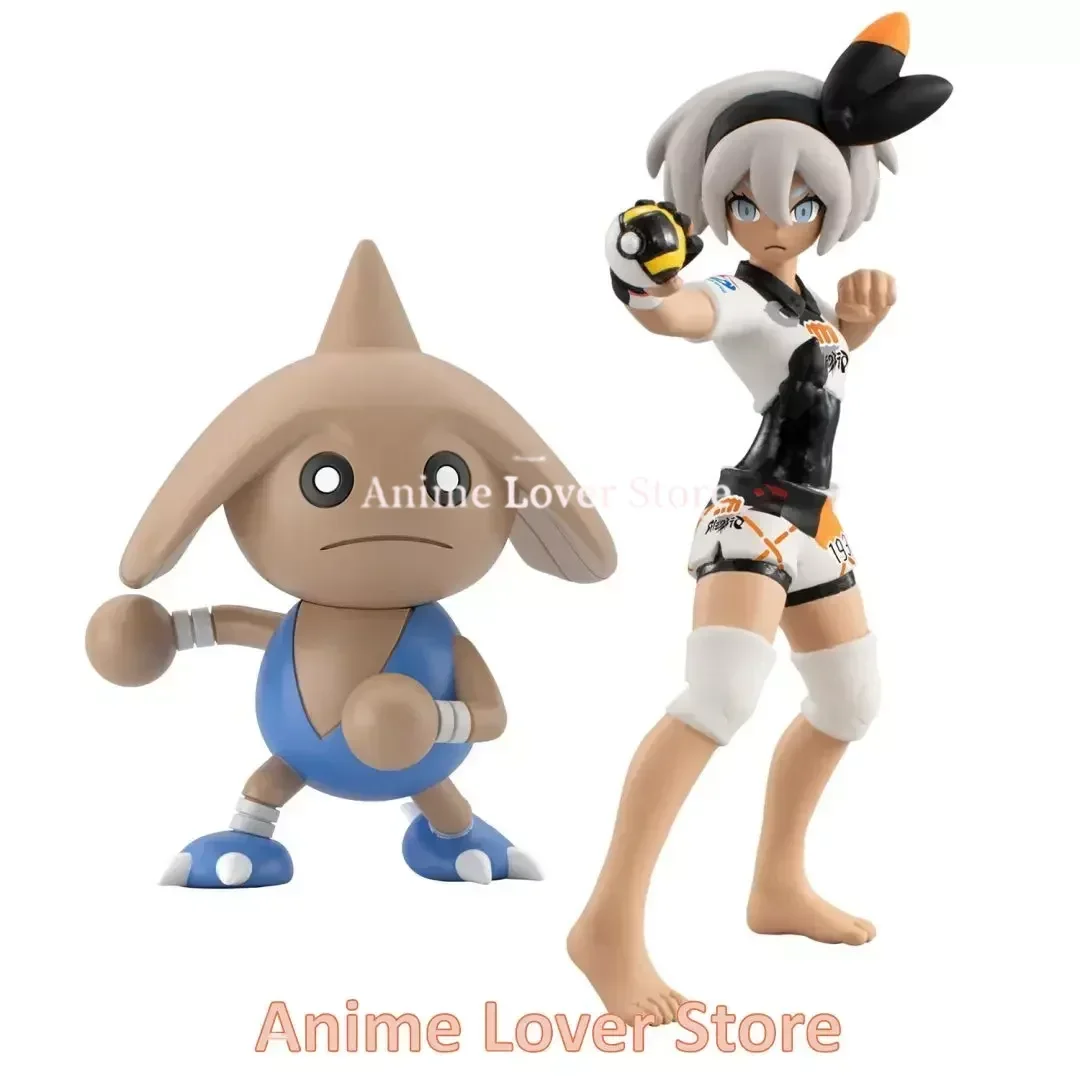 Bandai Original Scale World POKEMON Galar Region Bea Hitmontop Allister Mimikyu Cursola Anime Figures Toys for Kids Gift