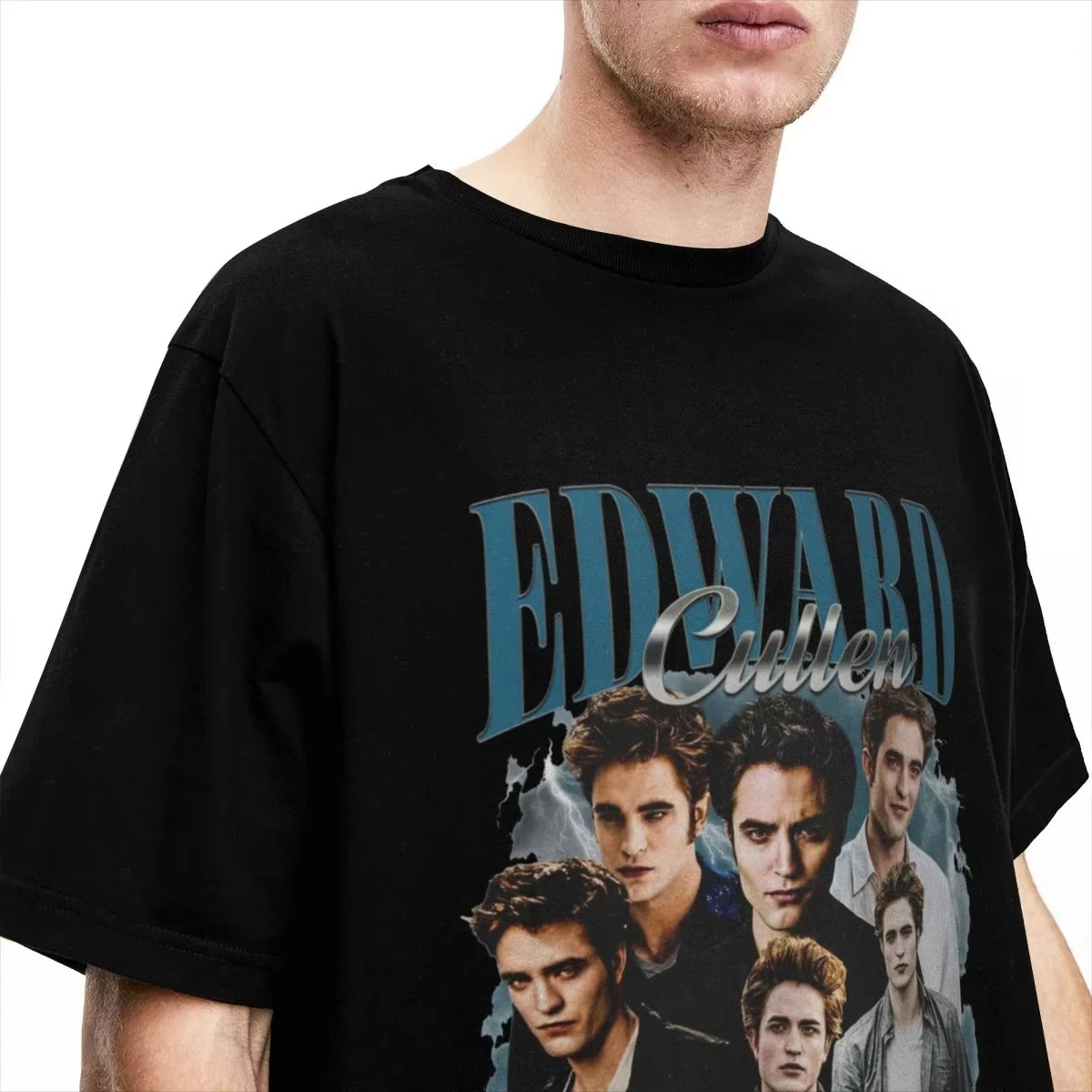 Men Women Edward Cullen Homage Twilight T Shirts Stuff Pure Cotton T-shirt Clothing Cool Tees New Arrival Men Clothing