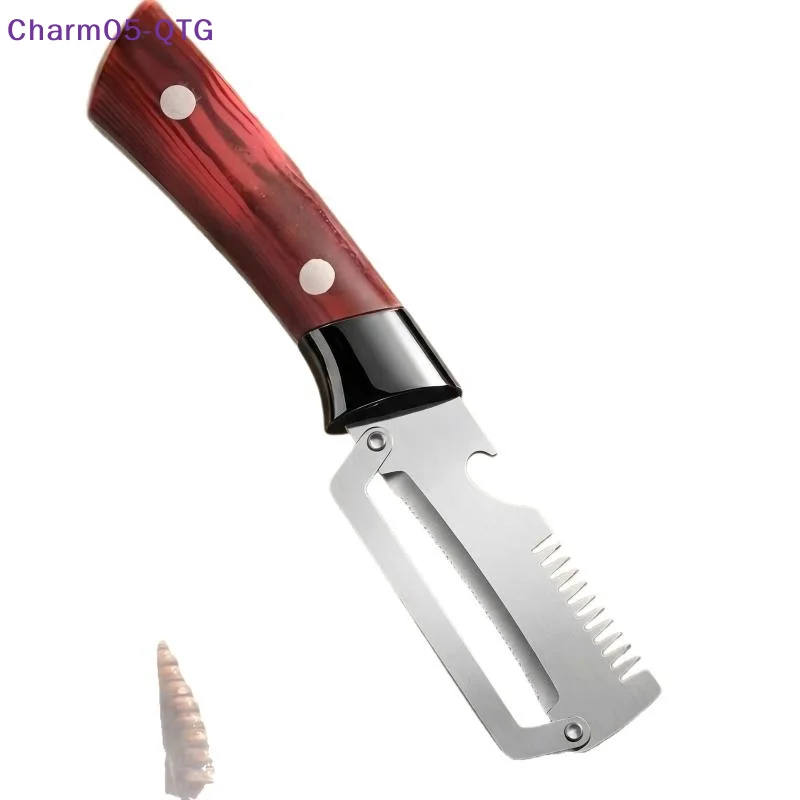 Hot！3-in-1 Serrated Peeling Knife Premium Vegetable Peeler With Handle And Bottle Opener Kitchen Tool