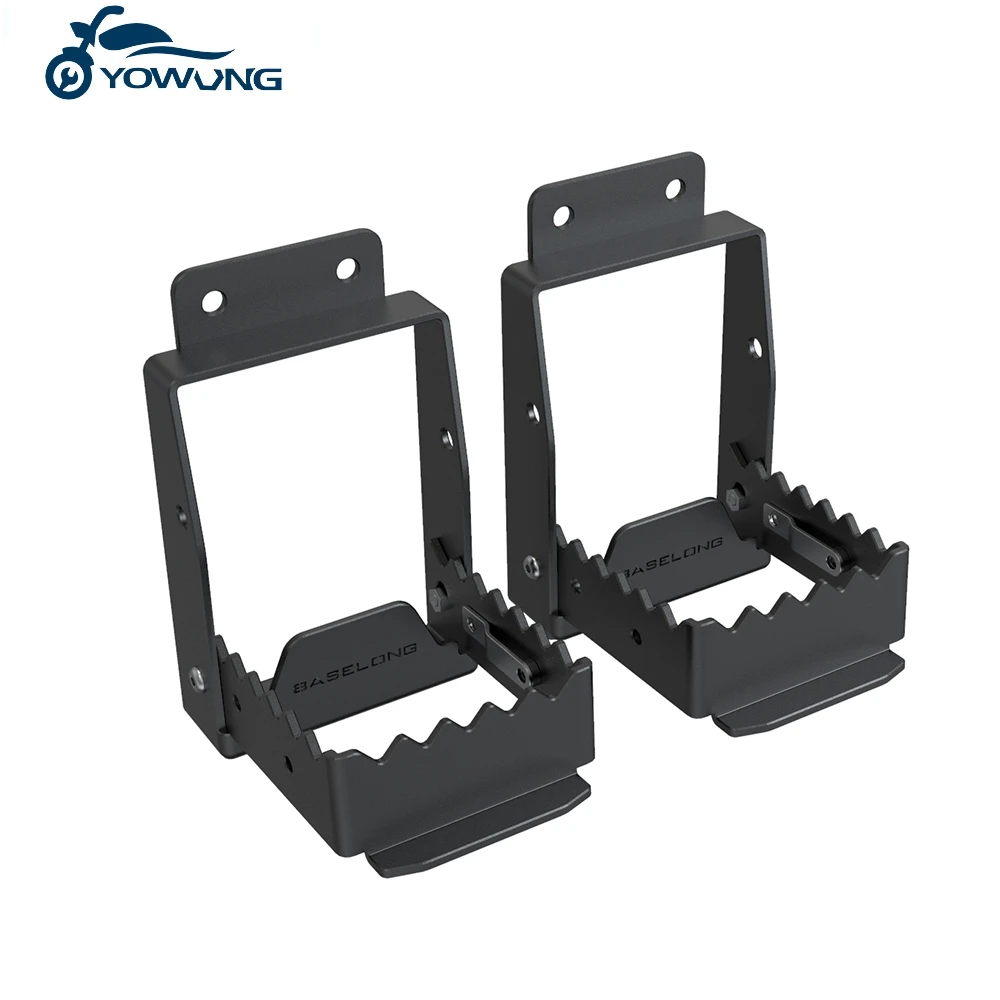 

Motorcycle Accessories For CFMOTO For Polaris Sportsman 450-1000S Scrambler 850/ XP For Honda Fourtrax Rear Passengers Footpegs