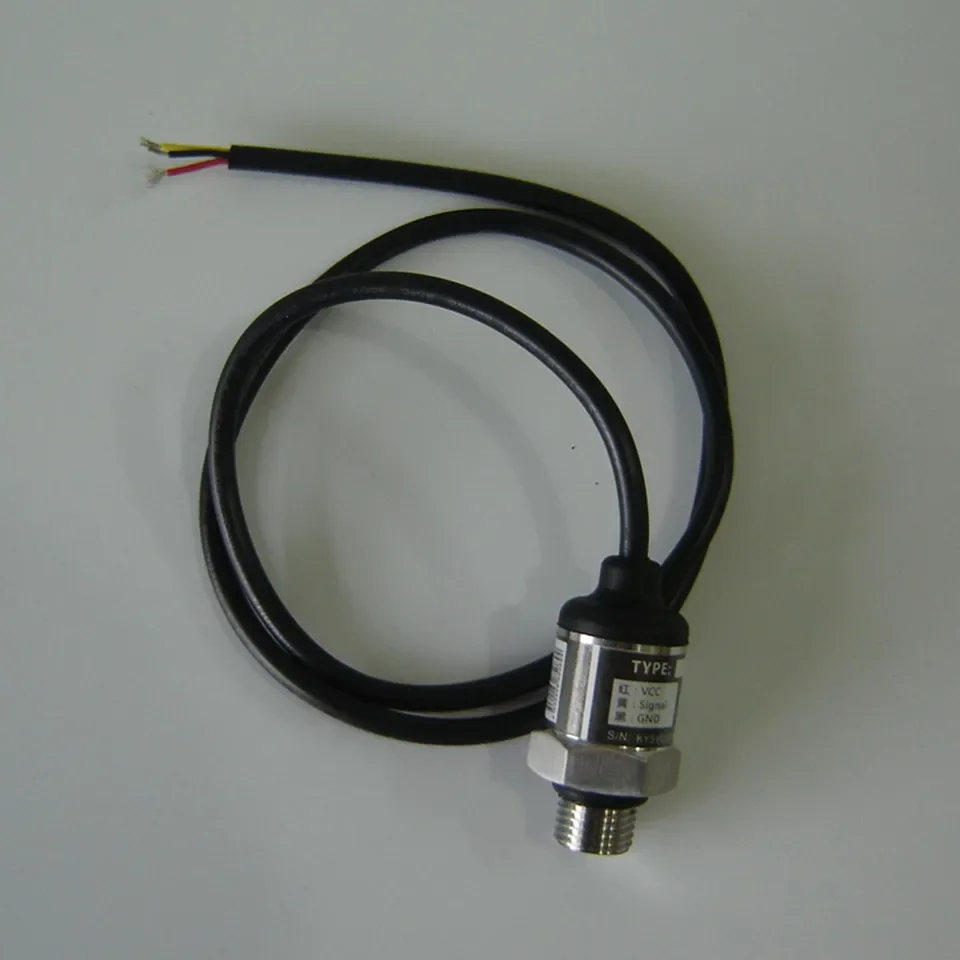 

Stainless Steel Molded Case Lead Type Pressure Sensor Three-Wire 400KPa Pressure Transmitter 4Bar