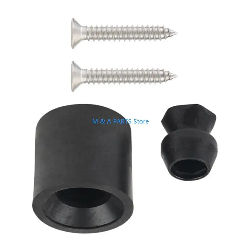 U1JF 4pcs Trailer Door Holder set Rubber Bumpers Fade Resistant Trailer Door Support set Simple Installs for Horse Trailers