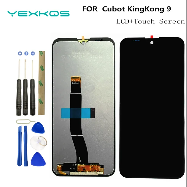 Nowy OriginaFor Cubot KingKong 9 wyświetlacz LCD z ekranem dotykowym Digitizer Assembly ForCubot KingKong9 LCD King Kong AX wymiana