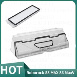 Roborock S5 MAX S6 MaxV PURE New Dust Box aspirapolvere parti robotiche Robot pattumiera Box con accessori per filtri