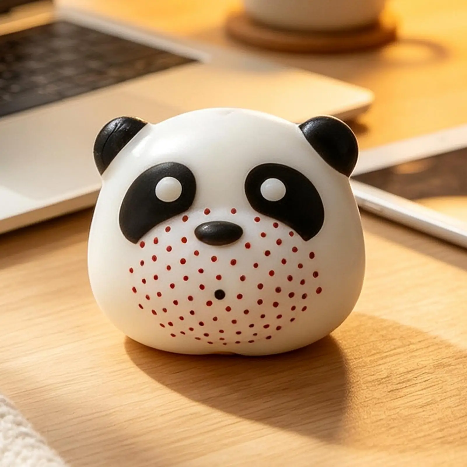 Squeeze Figure Panda Shape Hilarious Calming Gadget Skin Bumps Squeeze Toy Figure for Boys Girls Students Adults Classroom Long