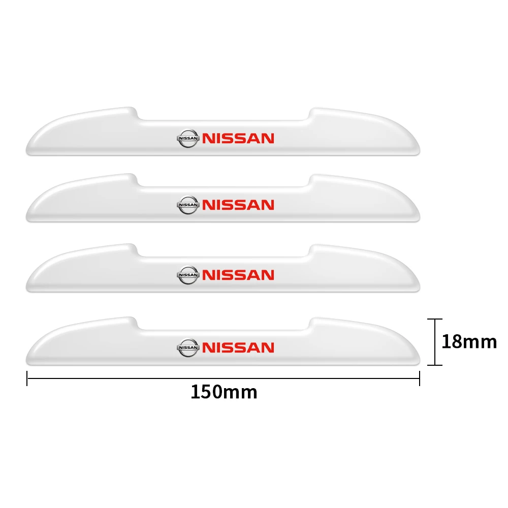 Car Door Anti-Collision Scratch Strip Rearview Mirror Stickers Auto Accessories For Nissan Nismo Espace Laguna Qashqai Altima