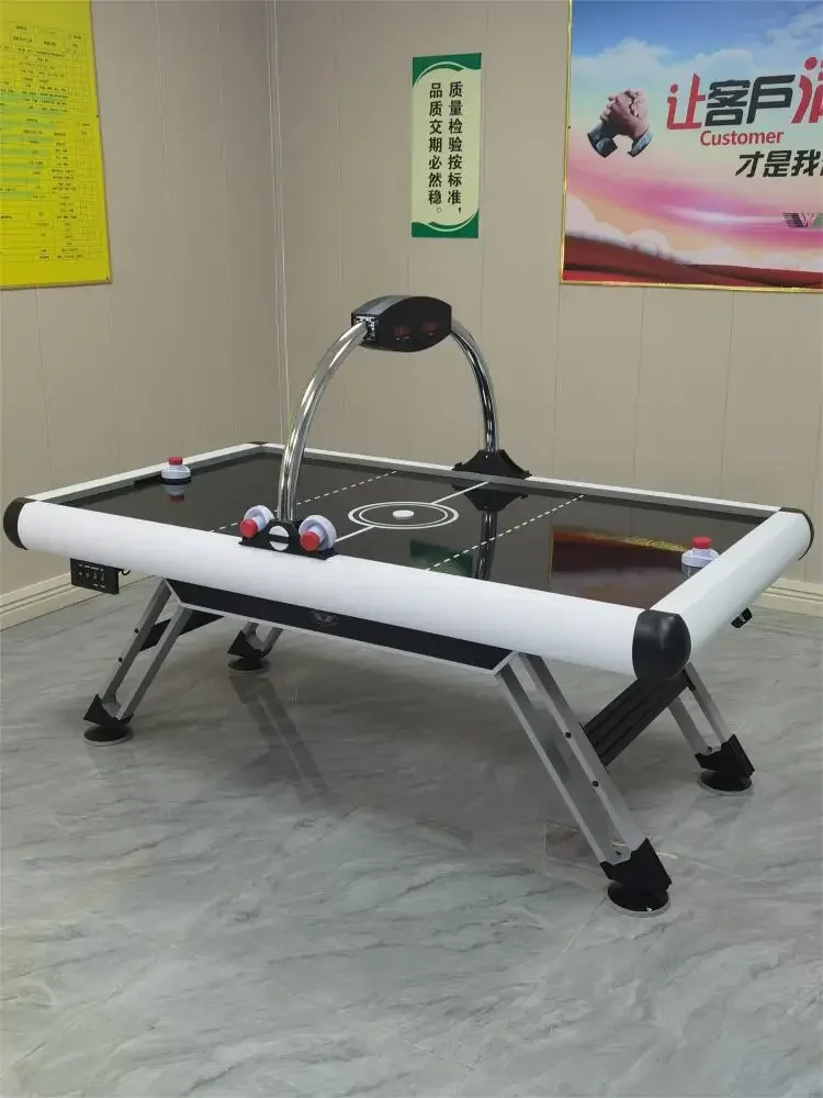 

Table hockey, aerial suspension, ice hockey machine, folding standard for table hockey