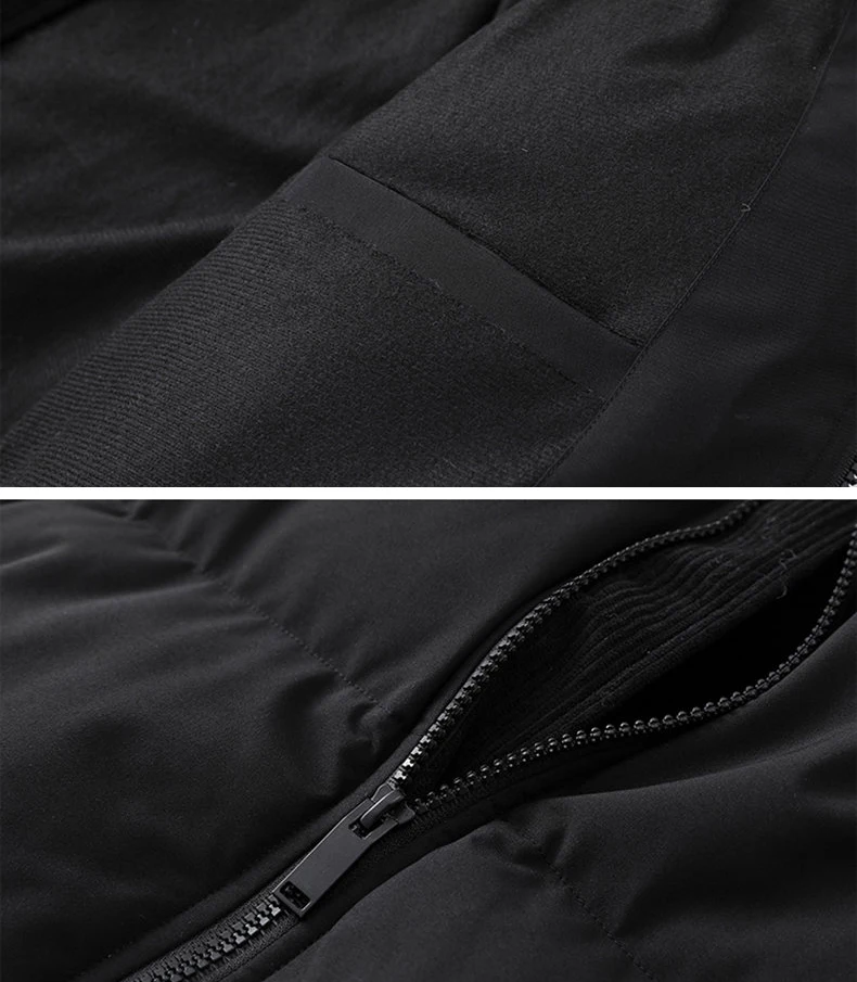 معطف الشتاء الرجال سترة واقية الموضة سترة الذكور سترة الشارع الشهير الخريف معطف يندبروف عادية الدافئة Hombre جديد في الهواء الطلق #5