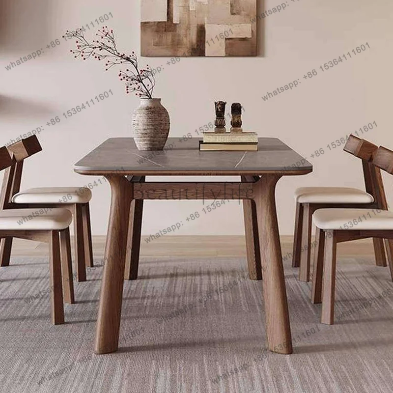 PG Wood Center Nordic Dining Table Designer Restaurant Reception Chairs Dining Table Conference Modern Mesa Commercial Furniture