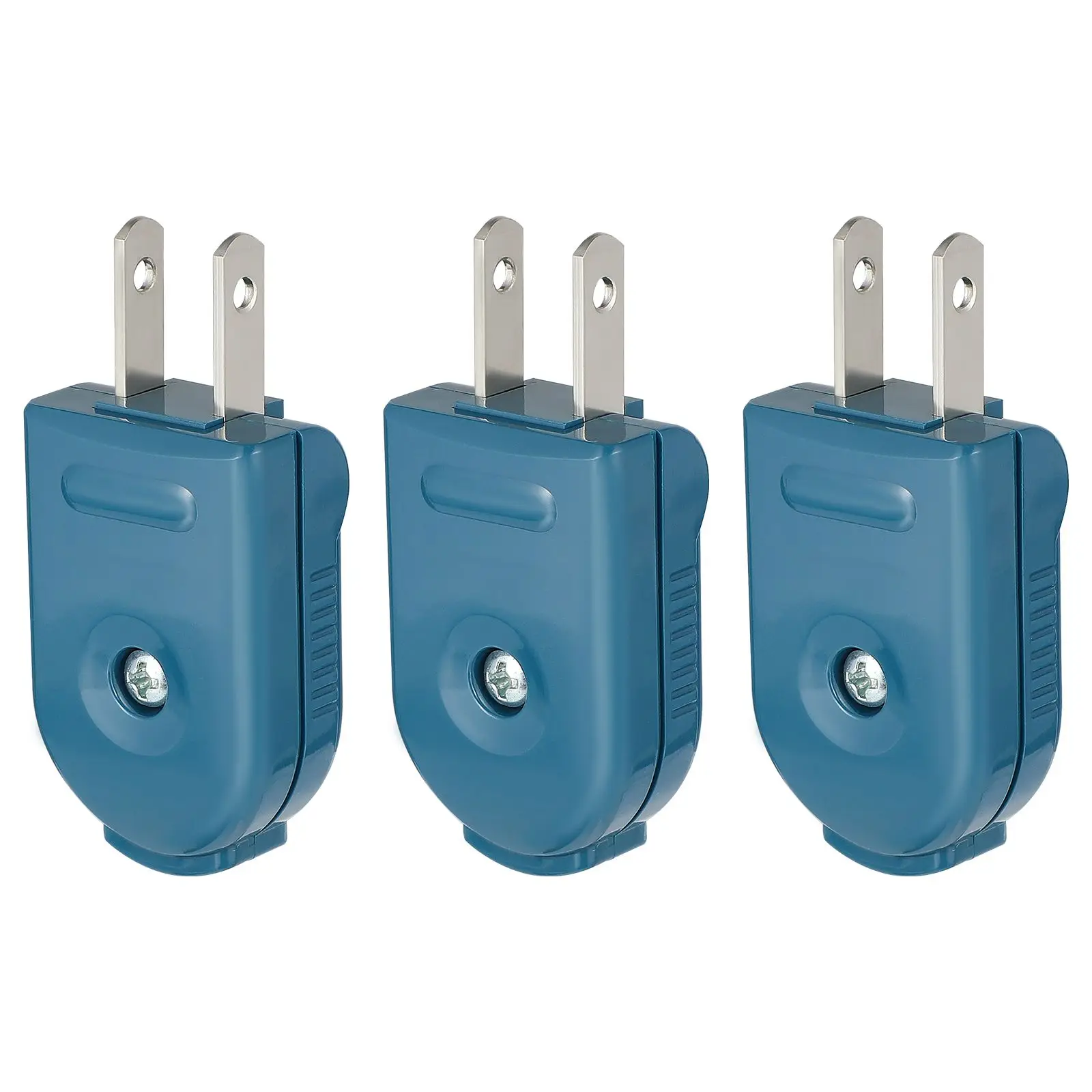 

Plug Power Supply Extension Cord Electric Adapter Male Connection 250V PVC Copper Non Grounding Compact Lightweight Electrical