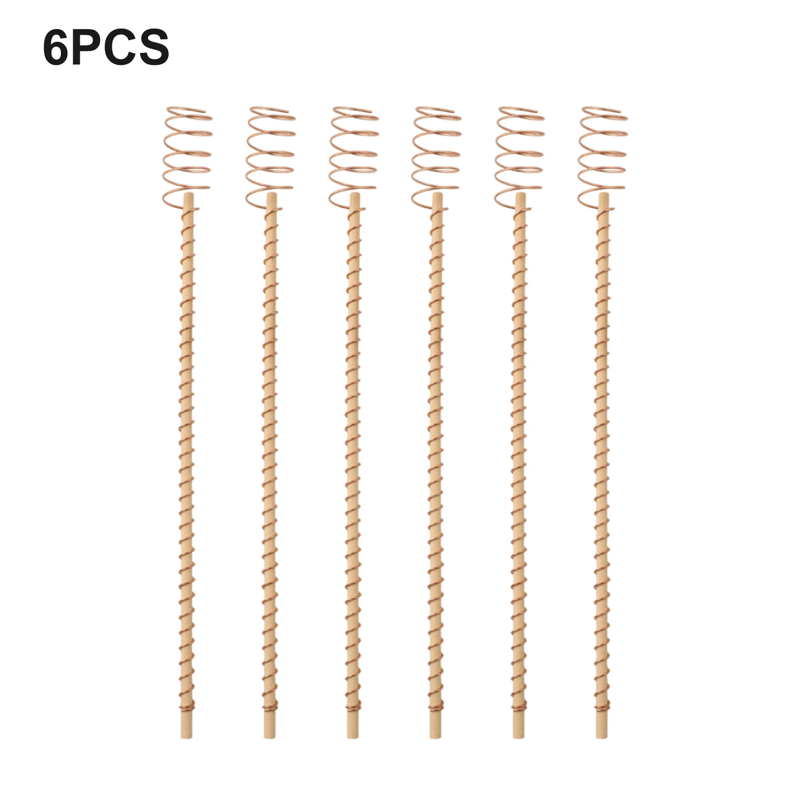 Copper Coil Plant Stake Antenna Set Easy To Use Multi-Purpose Save Resources Outdoor Planters Gardens Of All Sizes