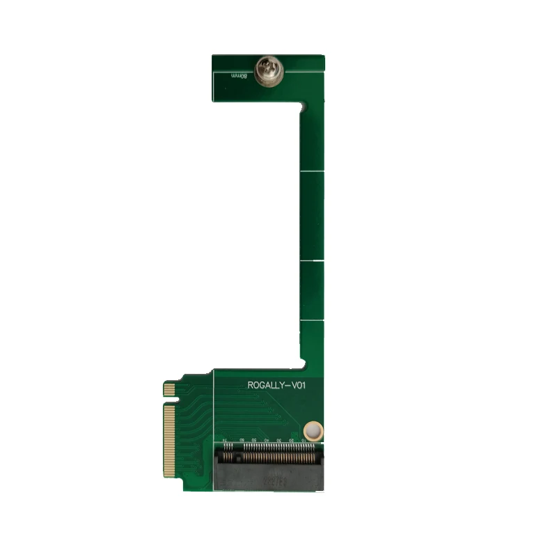 PCIE4.0 M.2 SSD Memory Card For Rogally SSD Adapter 90 Degrees Transfercard Riser Converter Transfer Board for Rog Ally Handheld