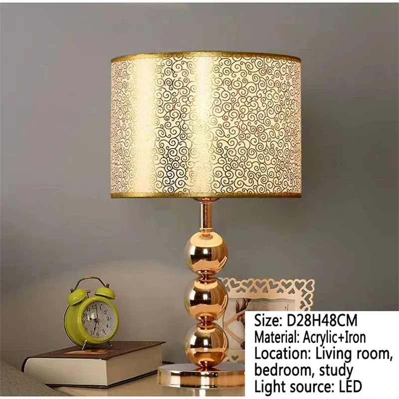 KERWIN Nordic Modern Table Lamp Luxurious Living Room Bedroom Study LED Originality Bedside Desk Light