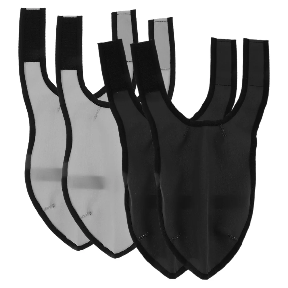 

2Pairs Breathable Anti-Hair Anti-Puncture Shoe Covers Reusable Non-Slip Barber Shoe Covers for Indoor Outdoor Salon Haircut