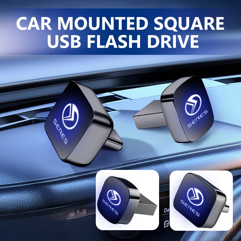 Автомобильный USB-накопитель 64 ГБ, 32 ГБ, 16 ГБ, USB-флеш-накопитель, подарок для Seres M5 M7 2022 2023