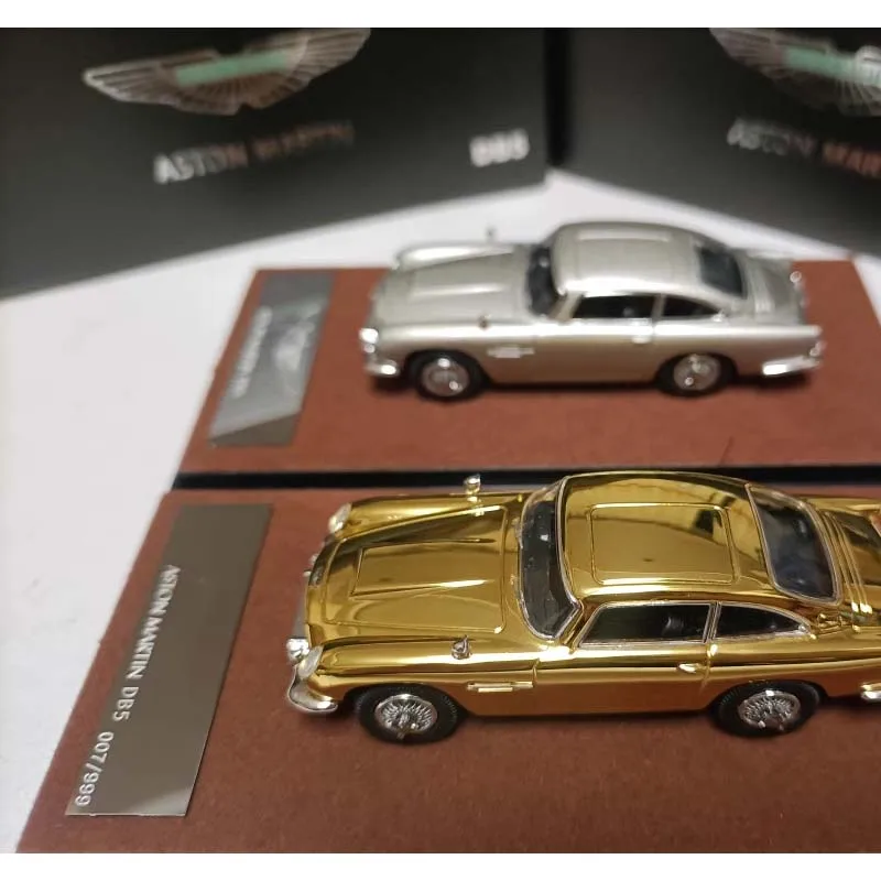 Vendita limitata 1:64 Aston Martin DB5 modello di auto in lega pressofuso modello di auto decorazione Boutique auto in miniatura regalo da collezione