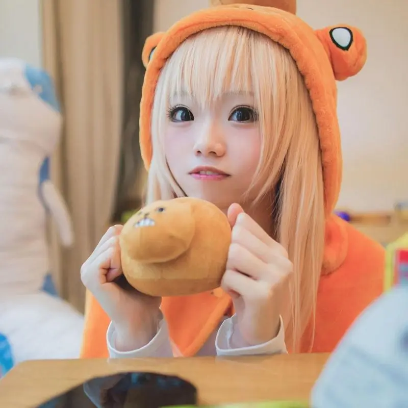 هيموتو!!!! أنيمي Umaru Chan Doma Umaru تأثيري حلي ، عباءة الفانيلا ، غطاء رأس ناعم ، بطانية هالوين