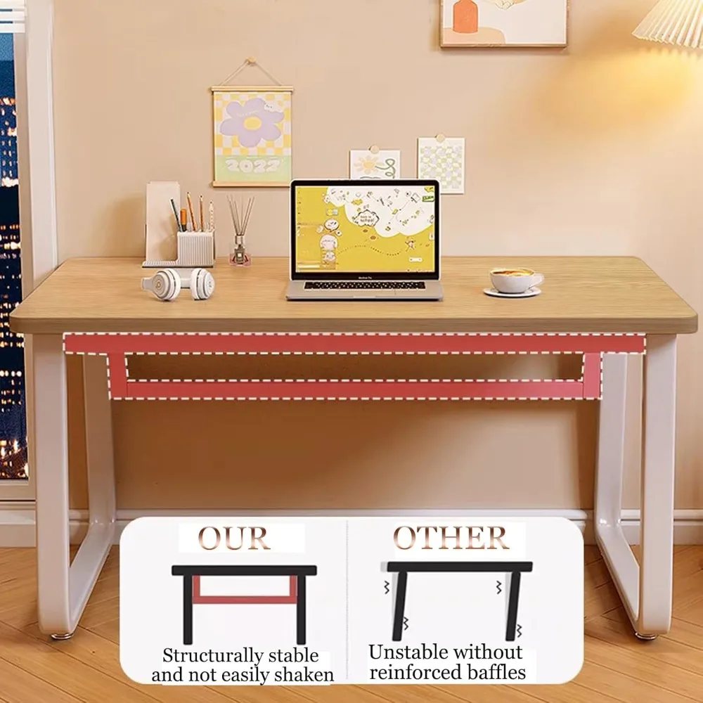 Modern Desk ，Computer Table Simple Style Office Writing Desk Industrial Office Table